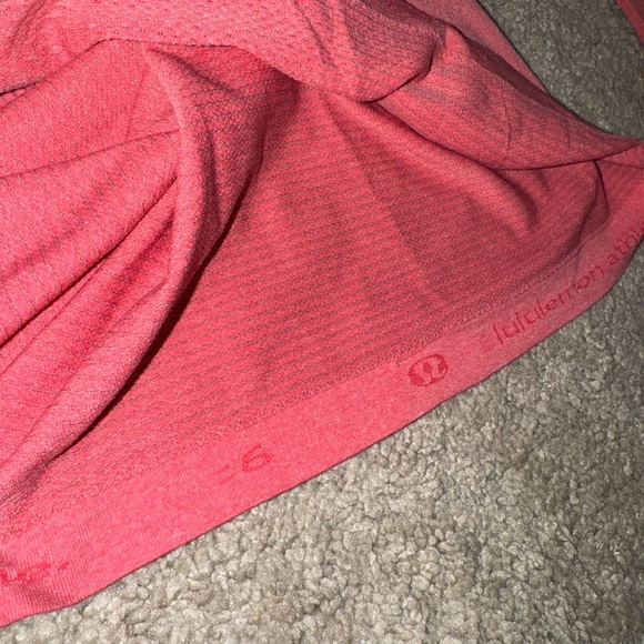 Lululemon Swiftly Tech Long Sleeve Crew - Heathered Lush Coral (Size 6) - Picture 5 of 7